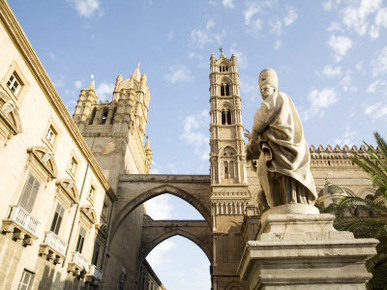 Bishop's Palace, Palermo, Sicily, Italy, Europe