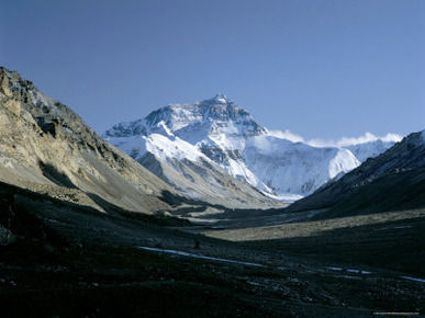 North Face, Mount Everest, 8848M, Himalayas, Tibet, China